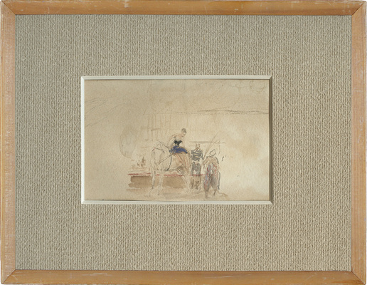 Серов Валентин Александрович. Цирковая наездница